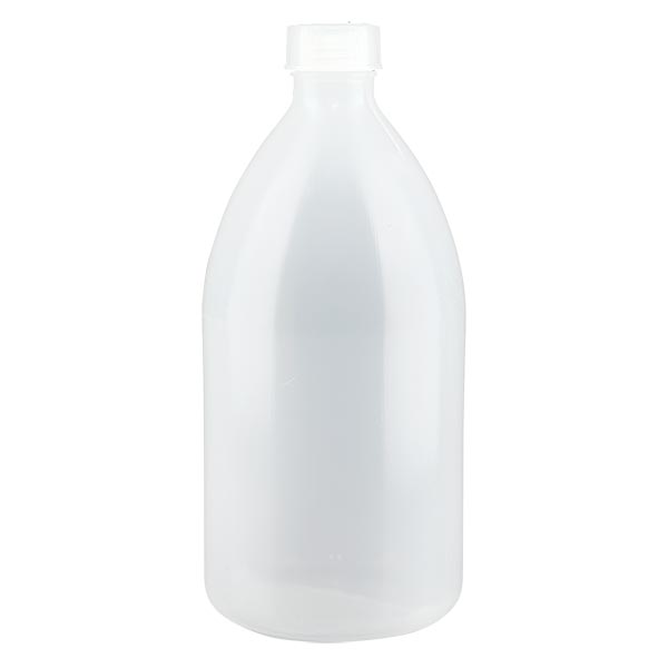 Pissette de laboratoire en plastique, graduée, 1000ml, PEHD