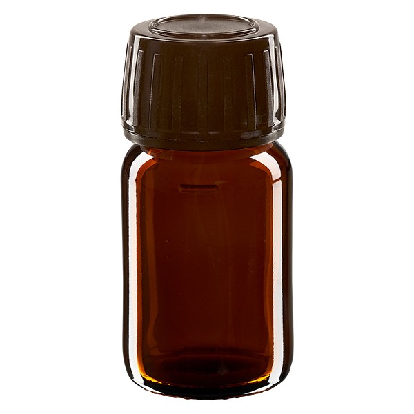 Flacon verre brun 30ml - Herbes & Traditions
