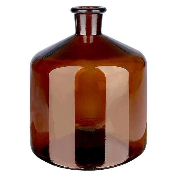 Bouteille de stockage 2000 ml en verre ambré
