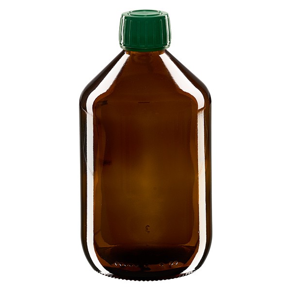 Vaporisateur spray en verre ambré 500 ml