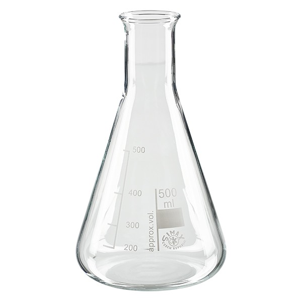 Fiole erlenmeyer à bout large (125 ml)