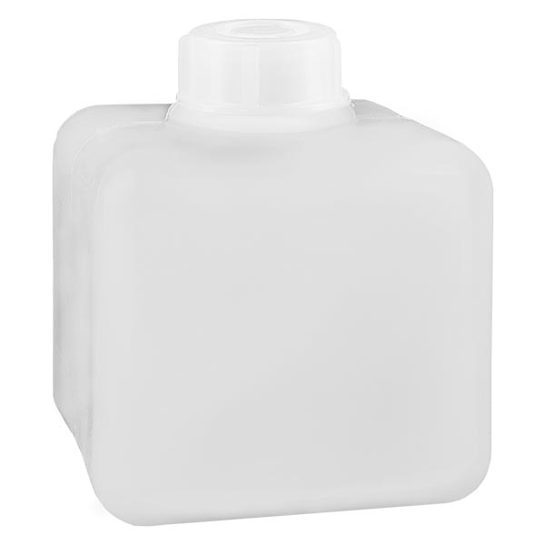 Bouteille carrée transparente en PET 500ml avec couvercle 108 unité